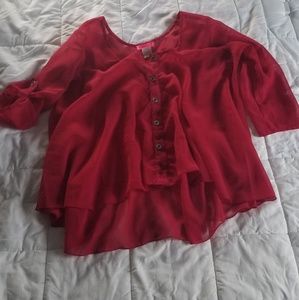A symmetrical blouse